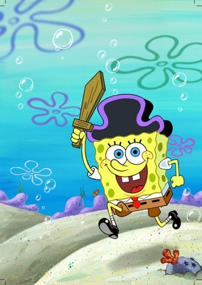 SpongeBob als Pirat